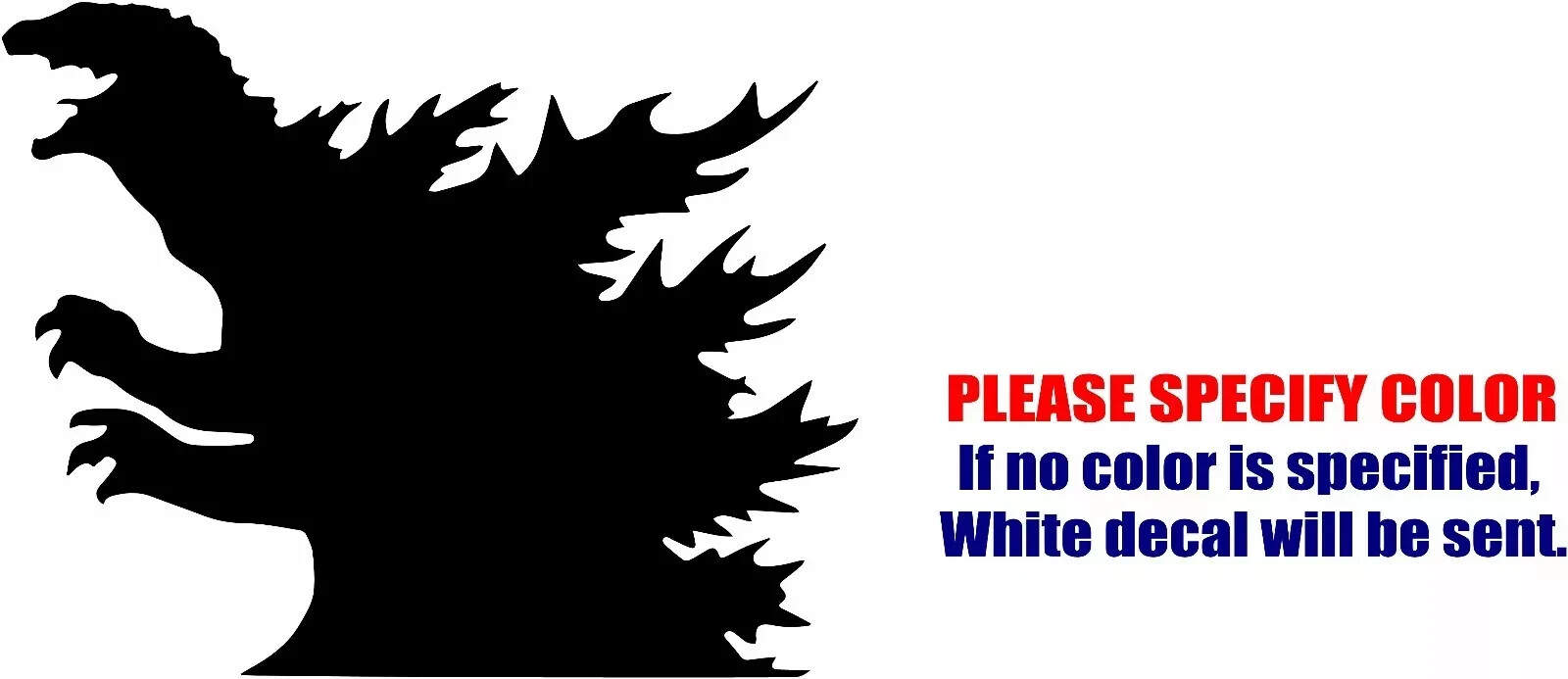 Godzilla 2000 Vinyl Decal Sticker Car Truck Window Bumper Various Sizes