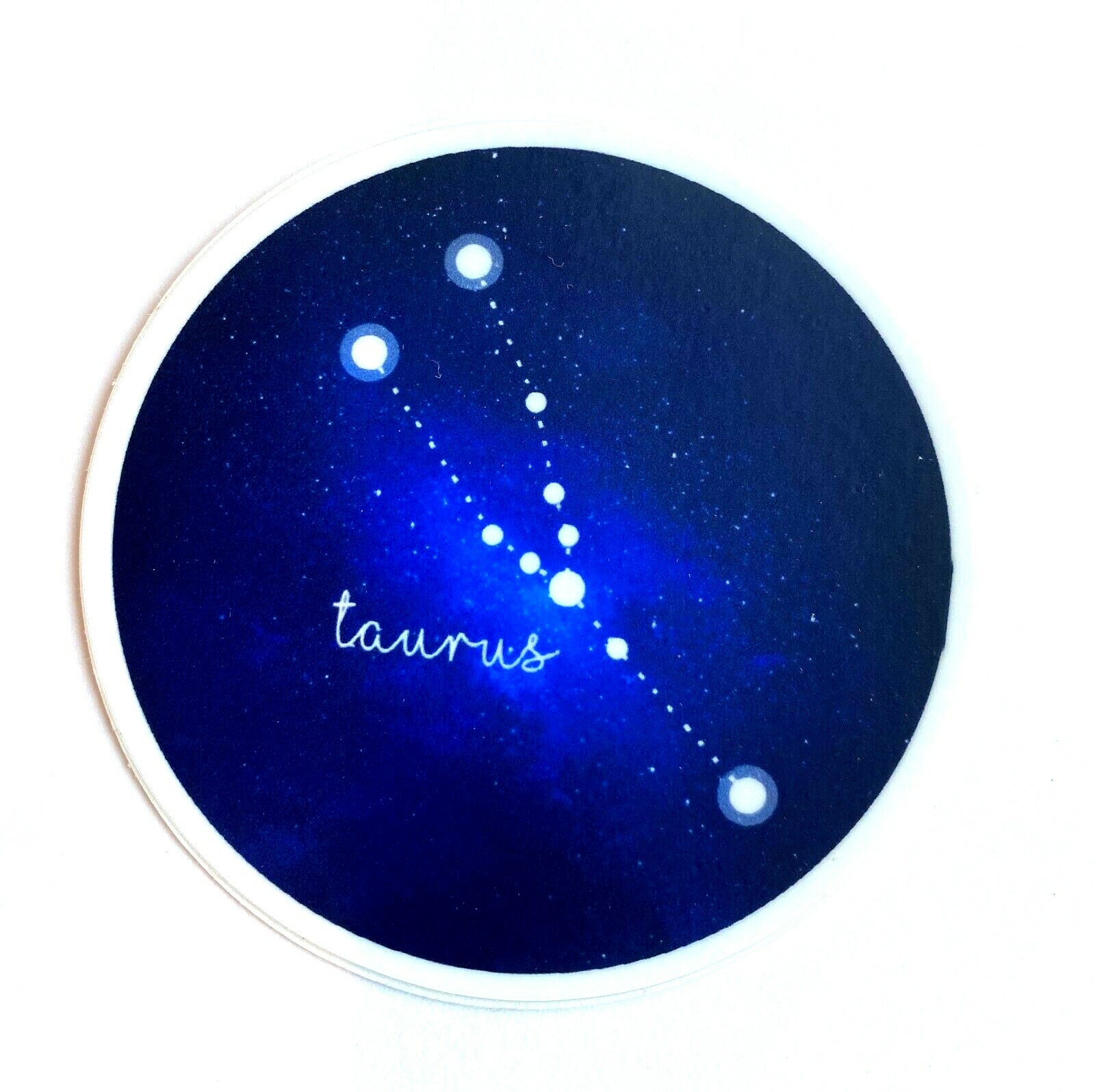 Astrology Zodiac Stars in the Sky TAURUS 2 1/2″ Diameter Durable Vinyl Sticker