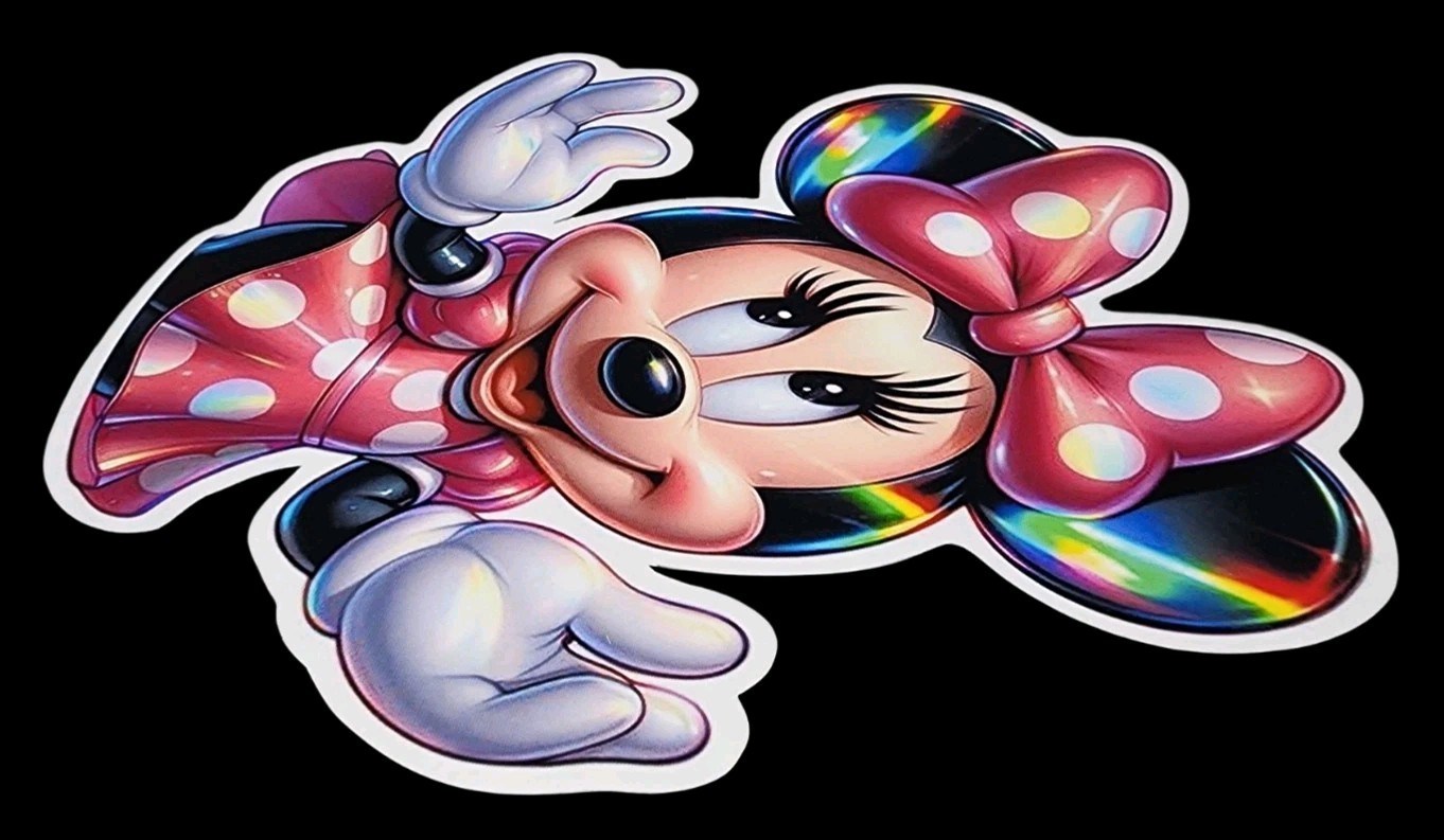 Mickey Mouse Minnie Mouse Inspired Waterproof Car Decal Vinyl Sticker Cartoon