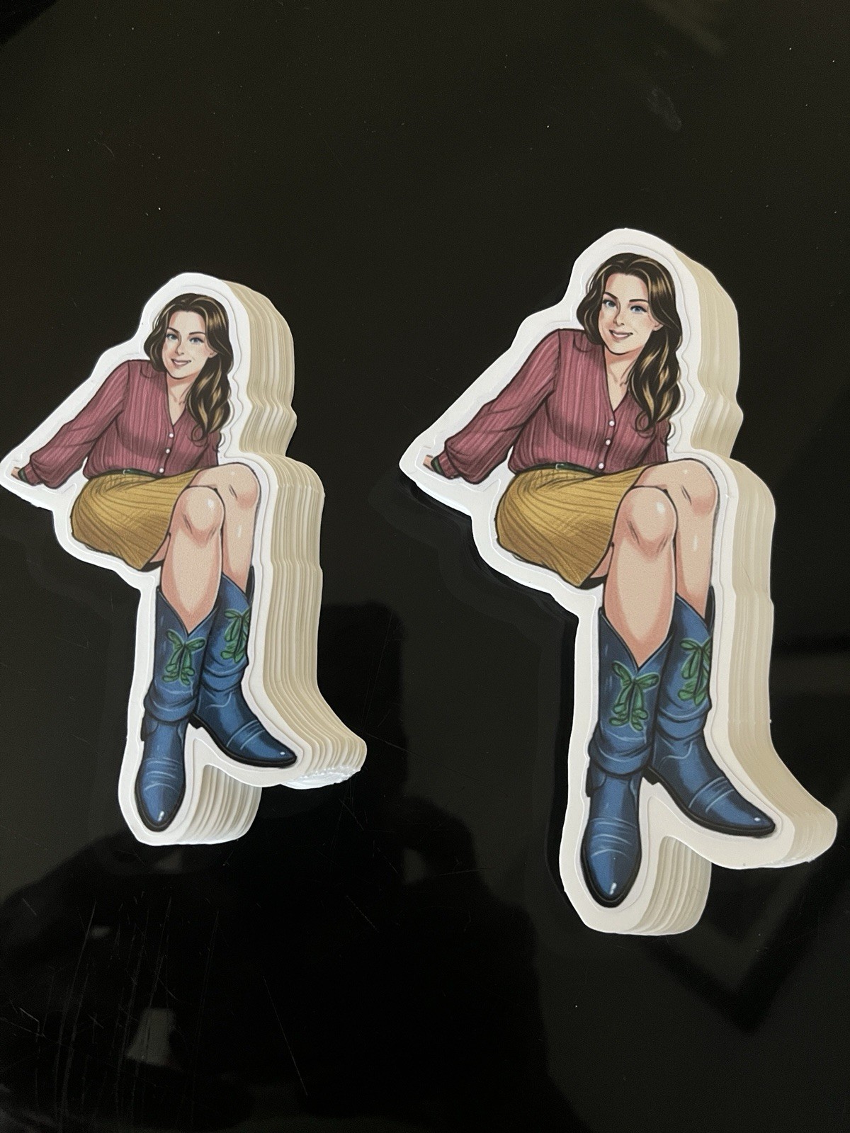 Custom Die Cut Logo Stickers Waterproof Vinyl Decals Business Product Labels