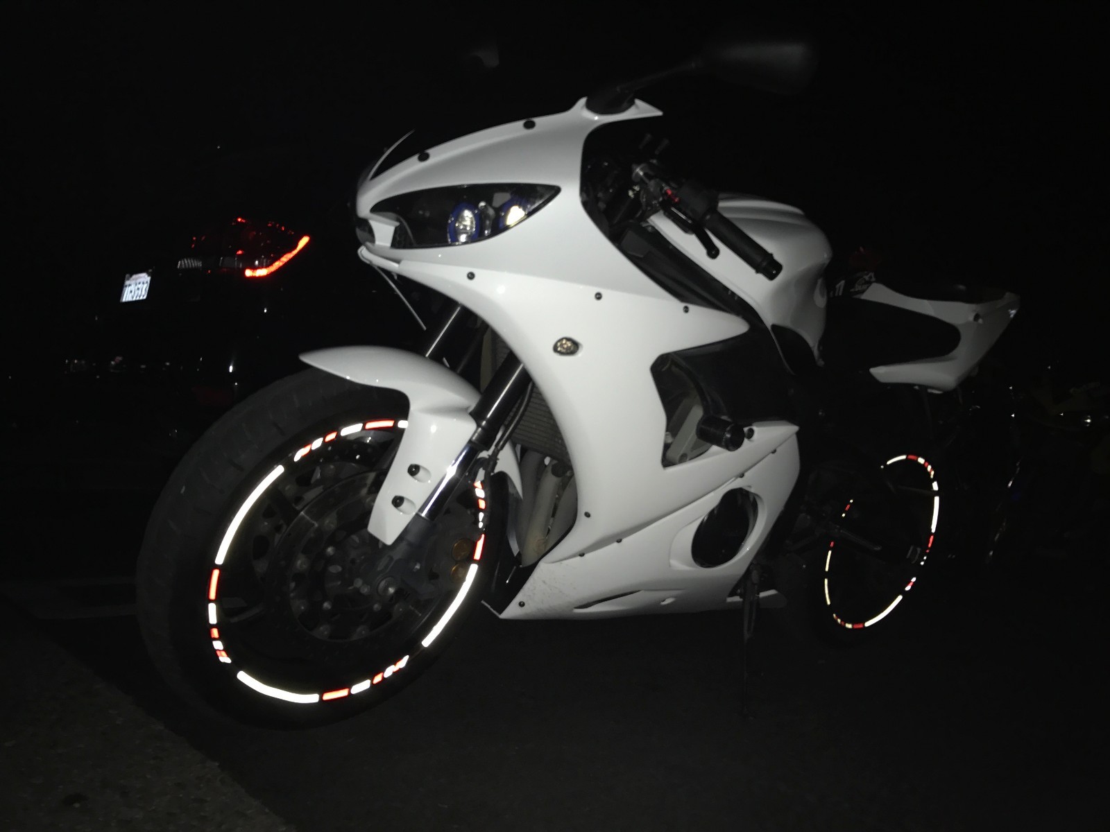 REFLECTIVE RIM STRIPES WHEEL DECALS TAPE STICKERS HONDA CBR 600RR 900RR 929RR