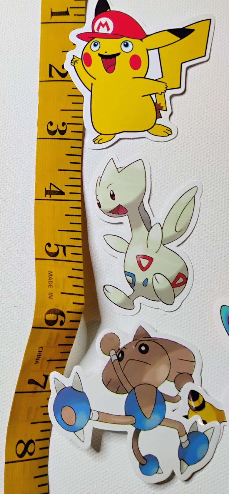 50 Pc Assorted Custom Pokemon Characters Vinyl Stickers