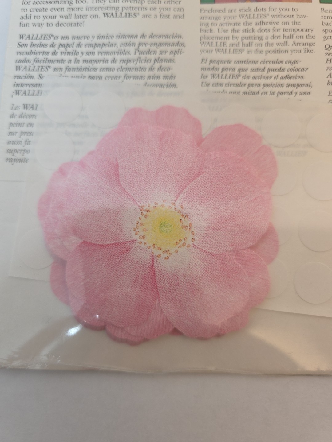 Wallies Pre-Pasted Wallpaper Cutouts #12028 25 Small Pink Rose Wall Borders