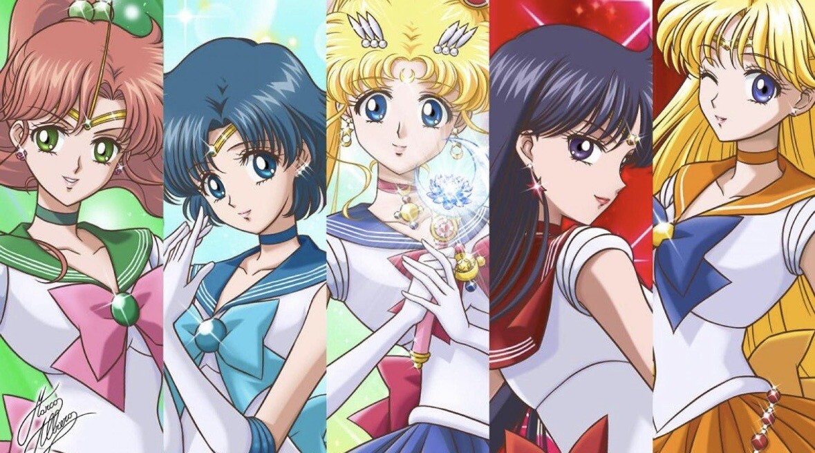 HUGE Sailor Moon Characters Wall Decal