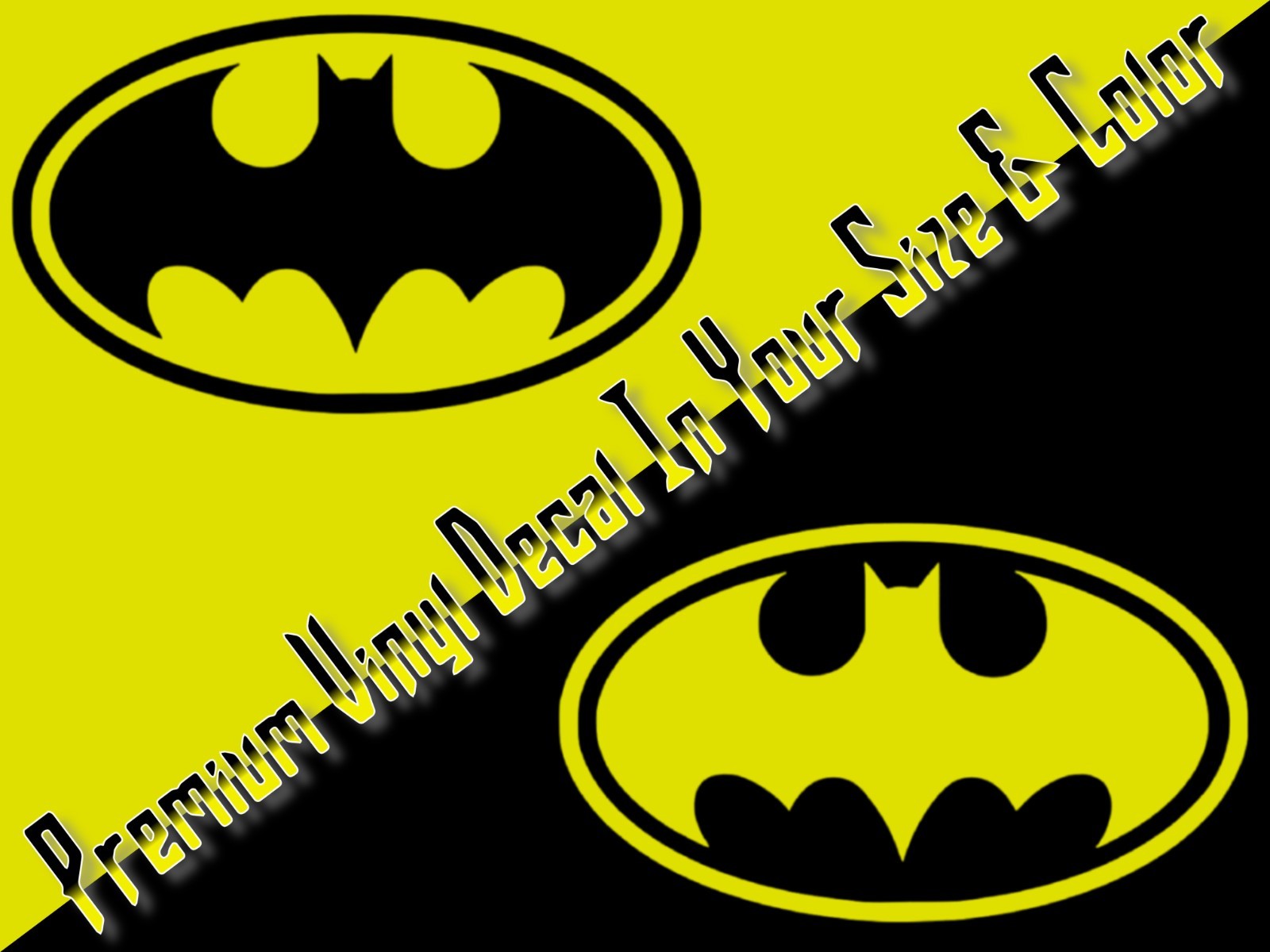 Die cut Vinyl BATMAN LOGO Car Truck Decal Sticker Gift Laptop Comic Dark Knight