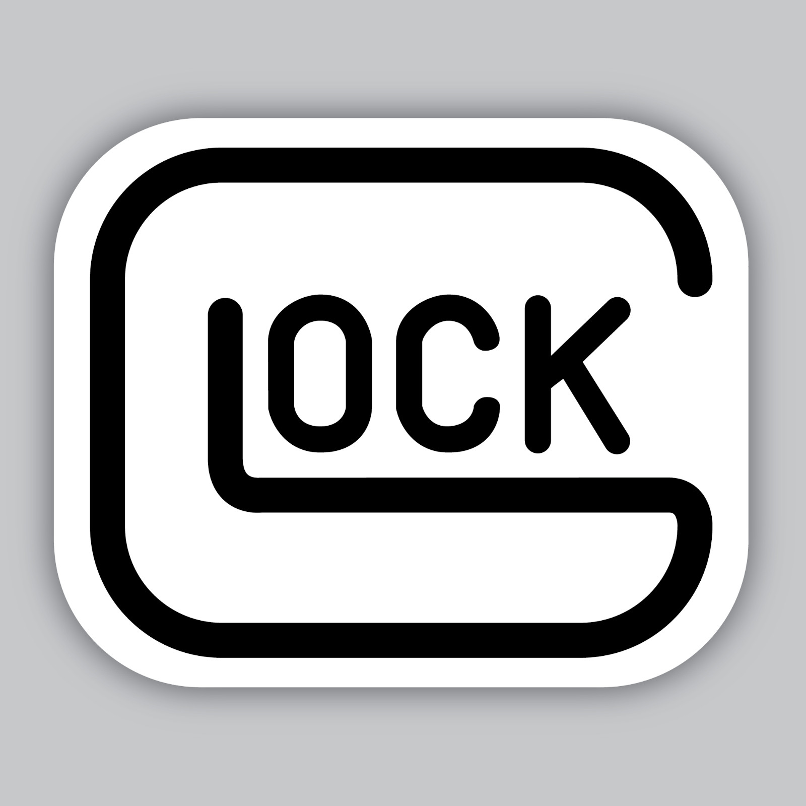 GLOCK Firearms Vinyl Sticker/Decal -9mm -.40 -.45 -22 LR -G17 -G19 -Gun -Magwell