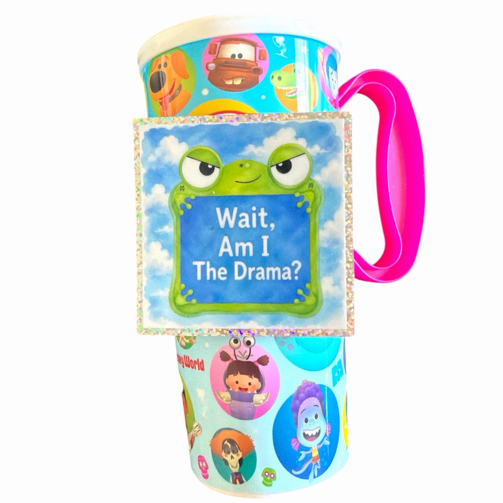 Toy Story 5 Lilypad Glitter Vinyl Decal “Wait, am I The Drama?” 5×5 FREE SHIP