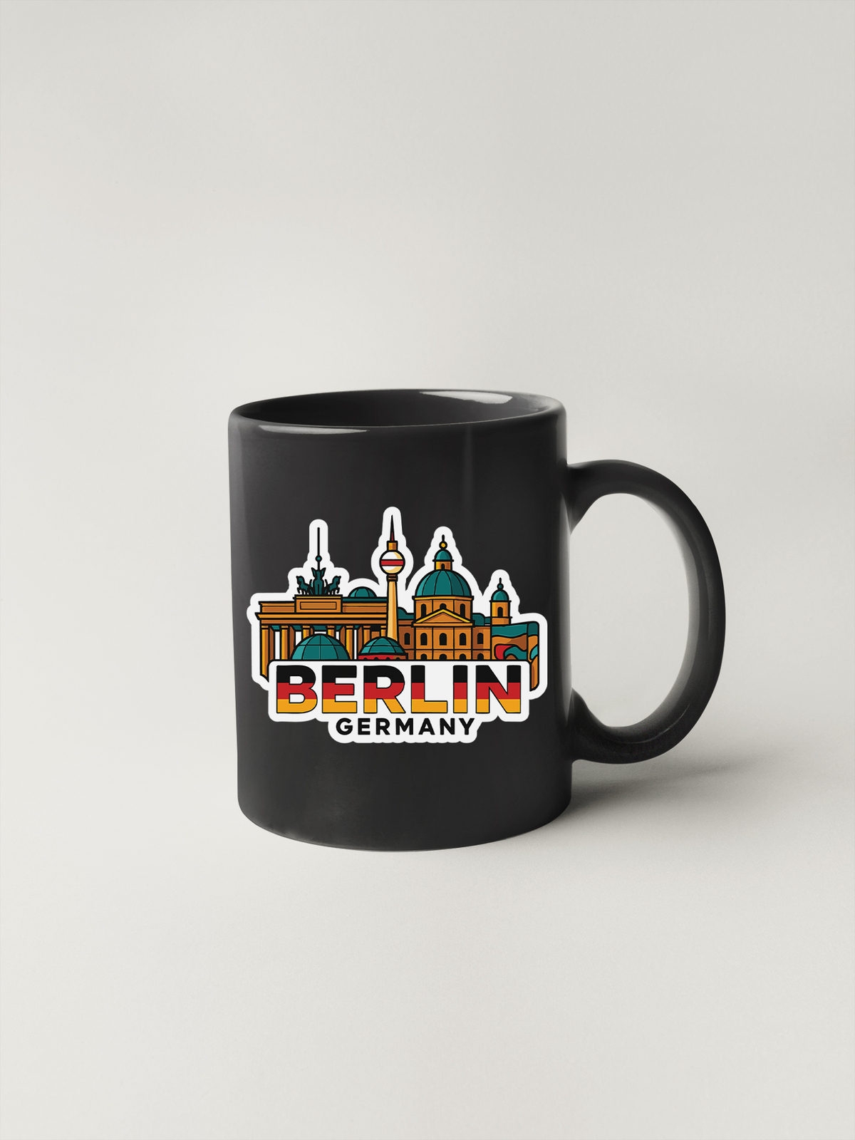 Berlin Sticker Decal Vinyl Die-Cut City Skyline Landmark Design