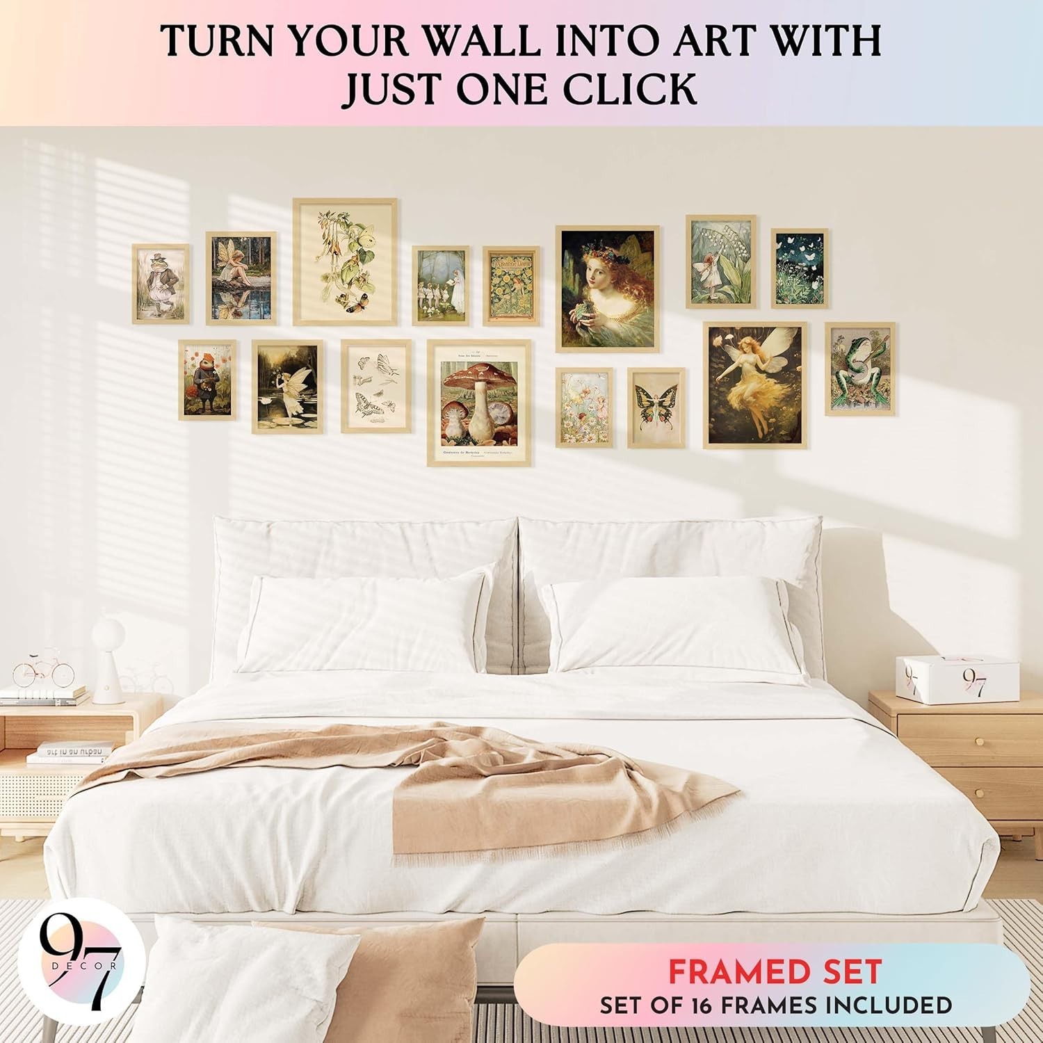 Whimsical Fairy Room Decor Set – Unframed Art Prints