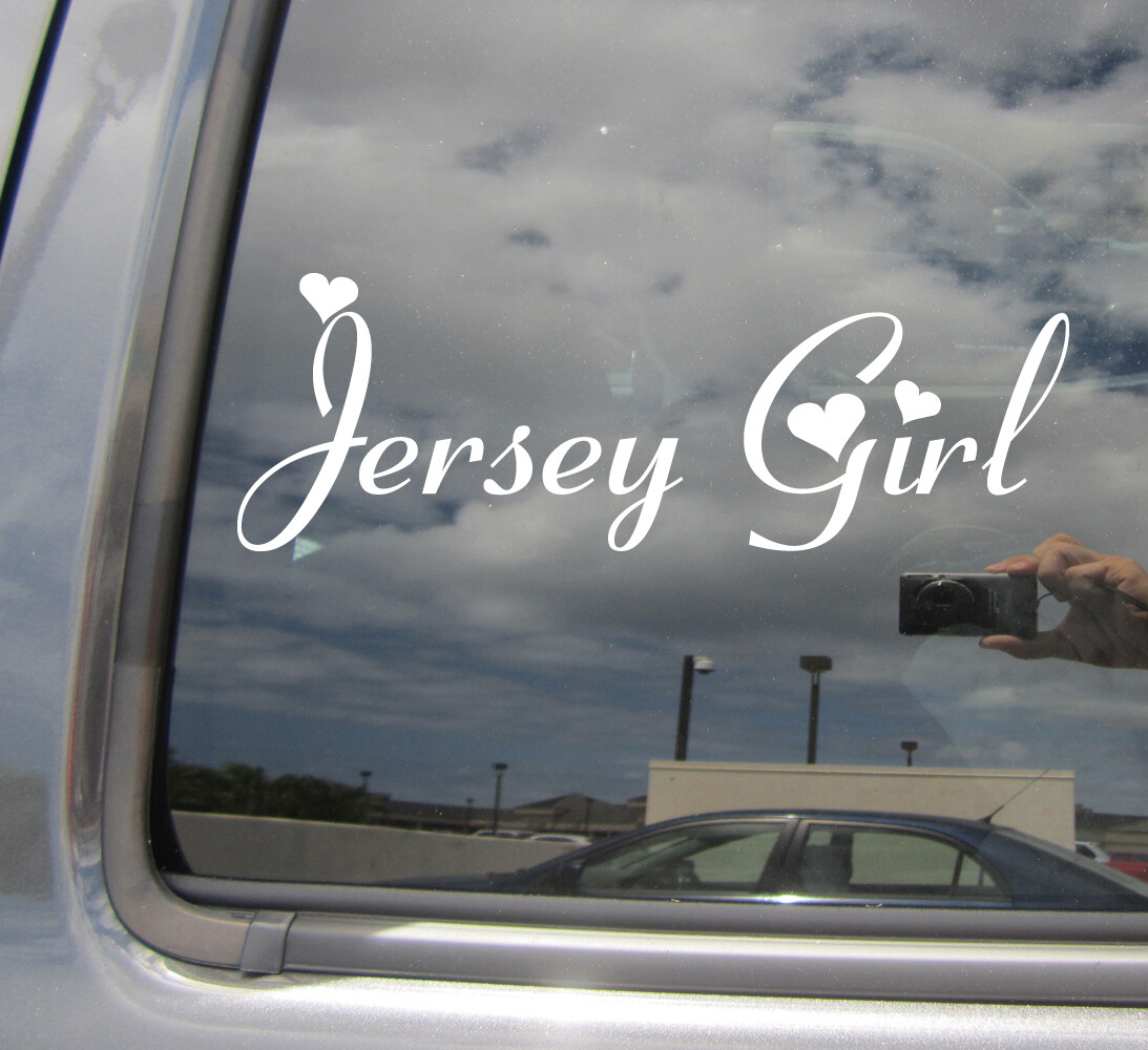 Jersey Girl – New Jersey Auto Window High Quality Vinyl Decal Sticker 10113