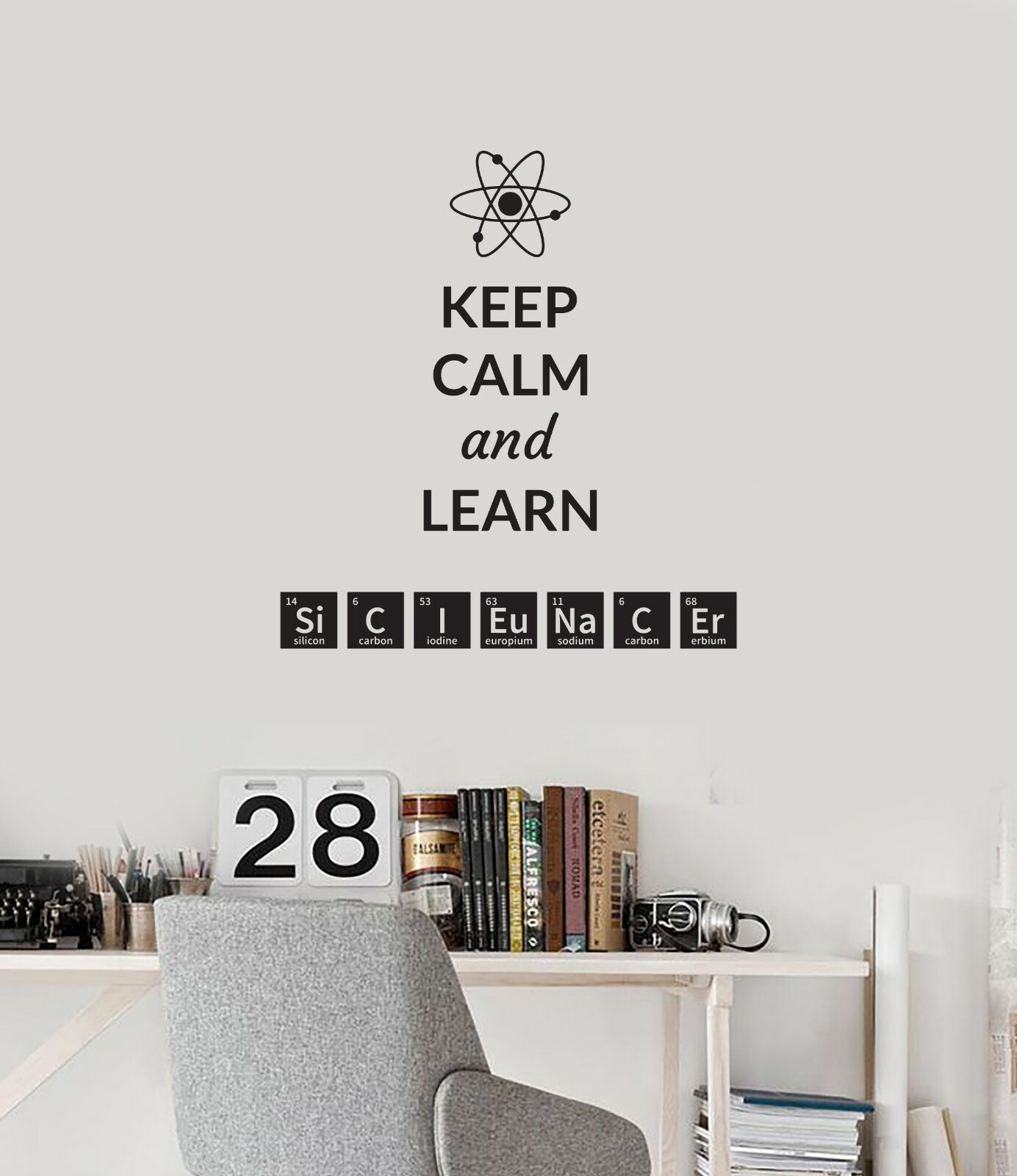 Vinyl Wall Decal Science Quote Chemical Chemistry Laboratory Stickers (ig6197)