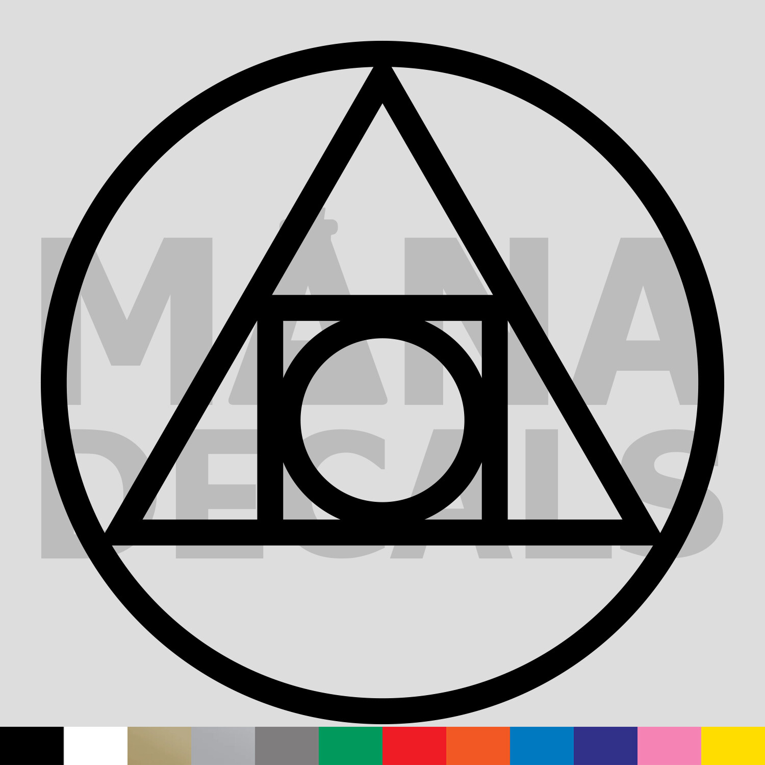 Philosopher’s Stone Vinyl Die Cut Decal Sticker – Alchemy Elixir of Life