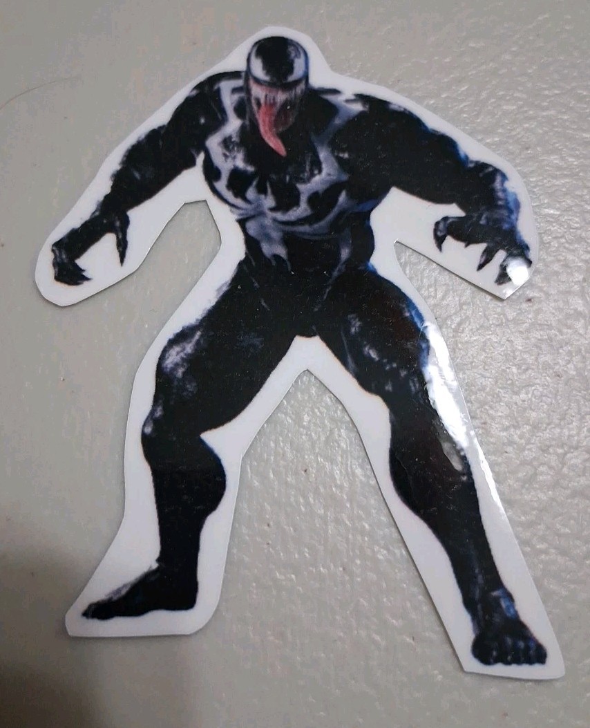 Venom Action Figure Vinyl Sticker NEW