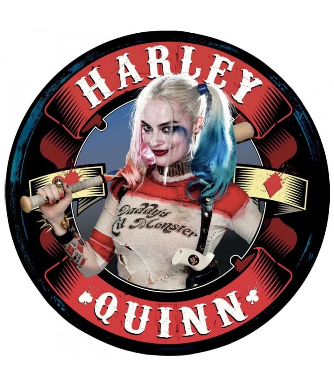 HARLEY QUINN STICKER X VYNIL HIGH-GLOSS DIE-CUT STICKER X 2.5X2.5 INCH STICKER