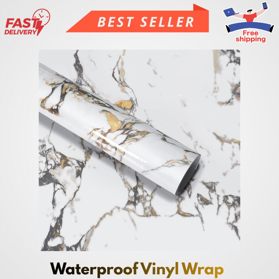 Marble self adhesive Contact Paper kitchen Granite Countertops peel and stick
