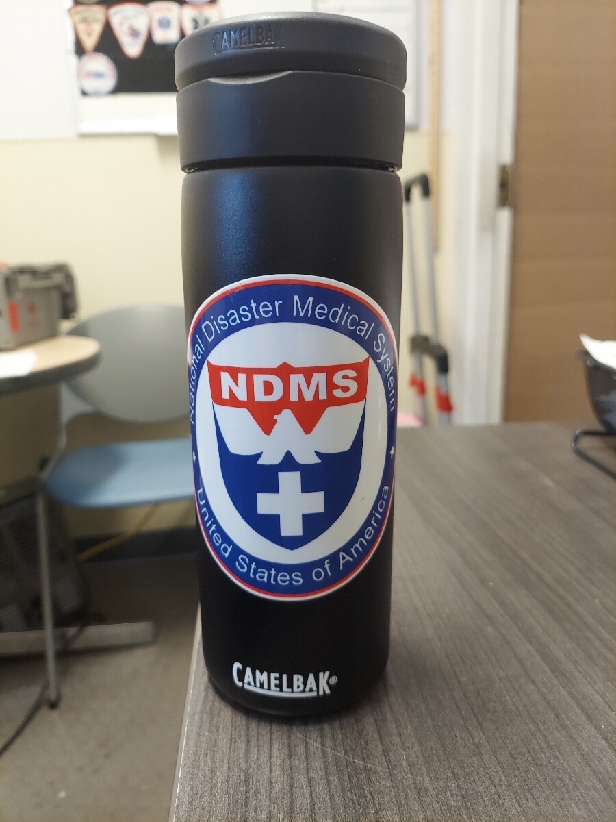 NDMS sticker vinyl laminated glossy HHS DHS FEMA patriotic USA