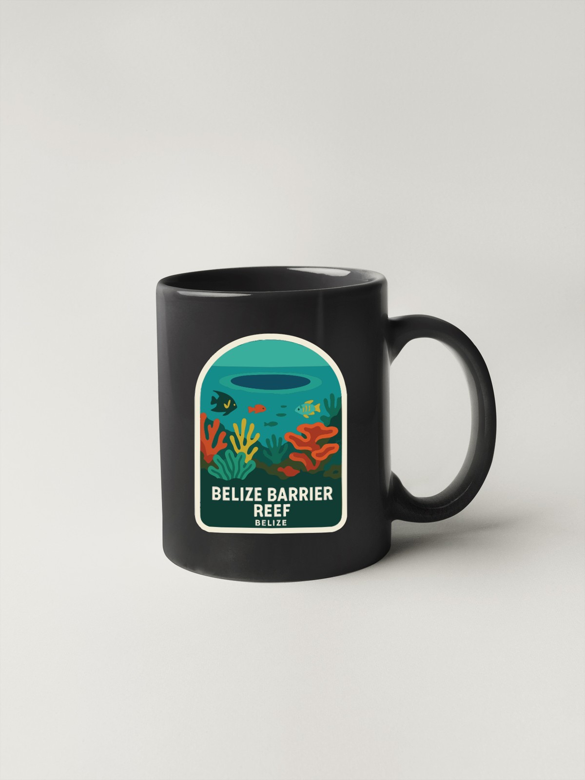 Belize Barrier Reef Belize Sticker Decal Vinyl Die-Cut Symbolic Landmark Design