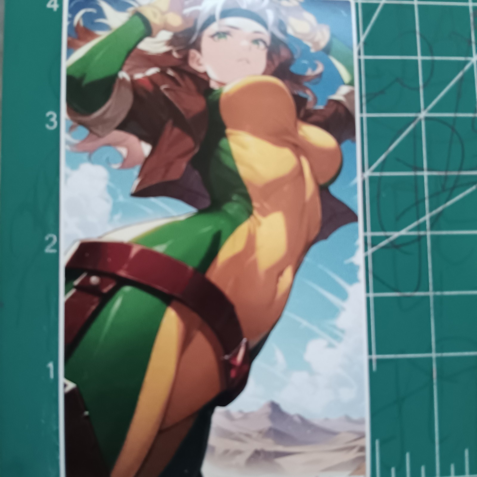 X-MEN’S ROGUE VYNIL HIGH-GLOSS STICKER X 4 INCH STICKER X MARVELS X-MEN X ROGUEX
