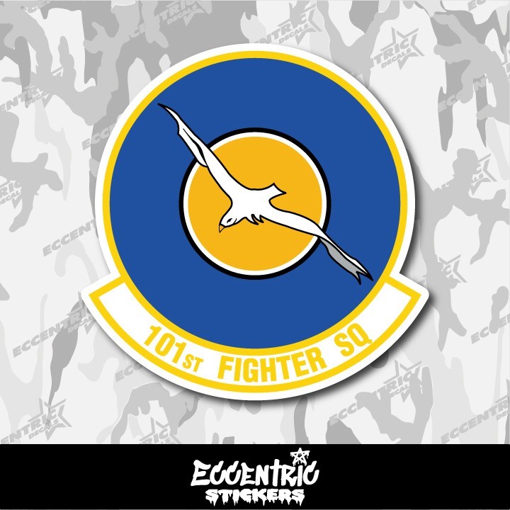 Air National Guard 101st Fighter Squadron (101 FS) Vinyl Sticker