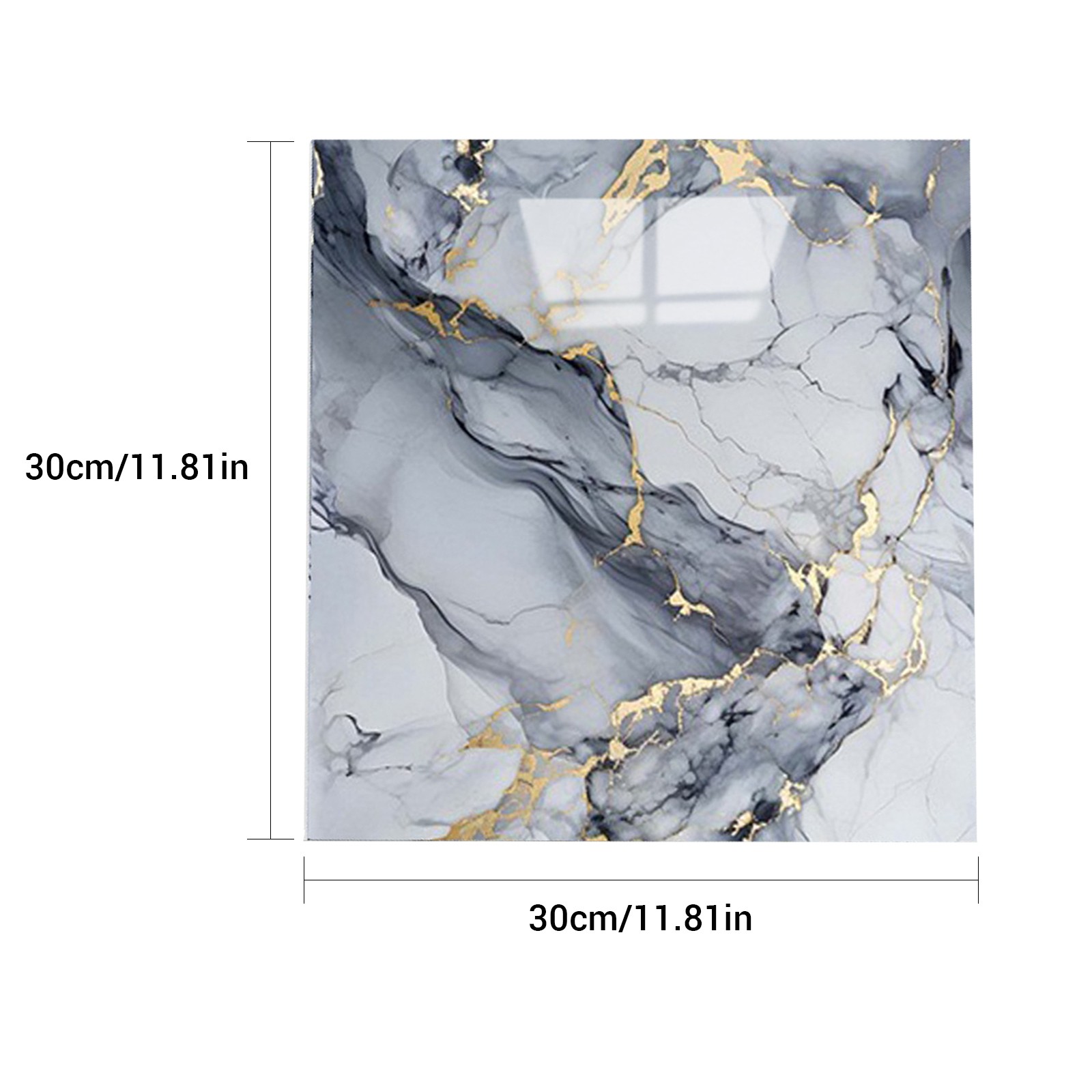 30x30cm Waterproof Oil-proof Marble Self Adhesive Wall Paper Film Wall Stickers