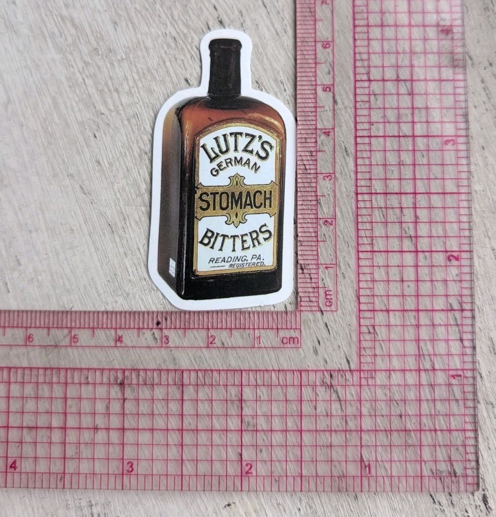 Haunted Active Spirit Witch Magick Potion Poison Bitters Drink Sticker 1Pc