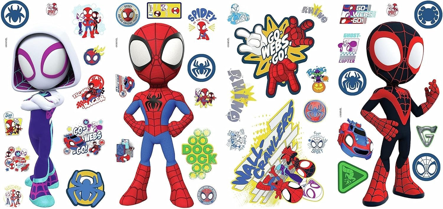 Transform Your Child’s Room with Spidey Amazing Friends Wall Decals – 41 Pieces!