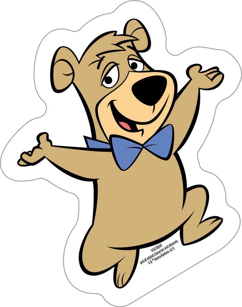 Sticker – Boo-Boo Bear Hanna-Barbera Classic 1960s Children’s Cartoon Icon 4.25″