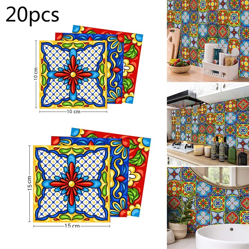 Waterproof Wall Stickers PVC Mildew-Proof Moisture-Proof Kitchen Bathroom