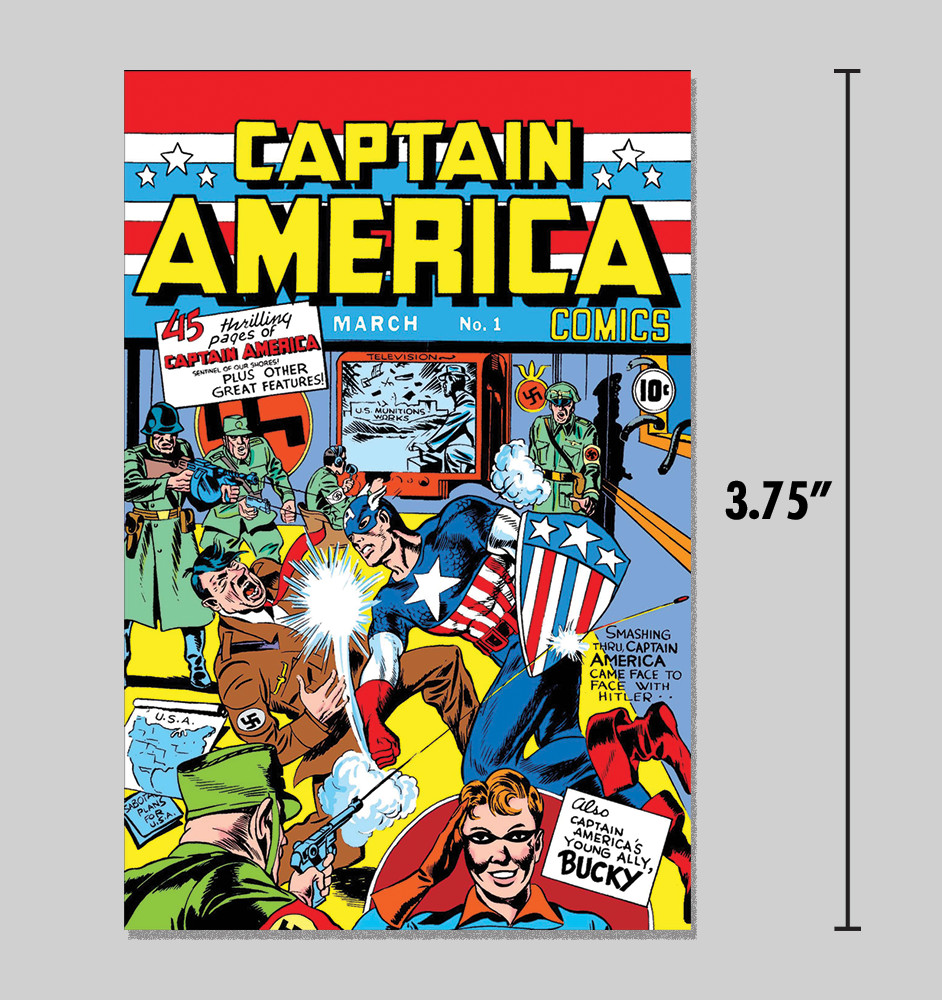 Captain America Sticker 1941 Issue #1 Superhero 3.75″ Vinyl Decal