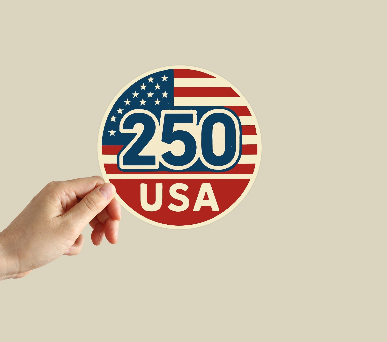 America Sticker USA Sticker 250th Anniversary Water Bottle Notebook Laptop