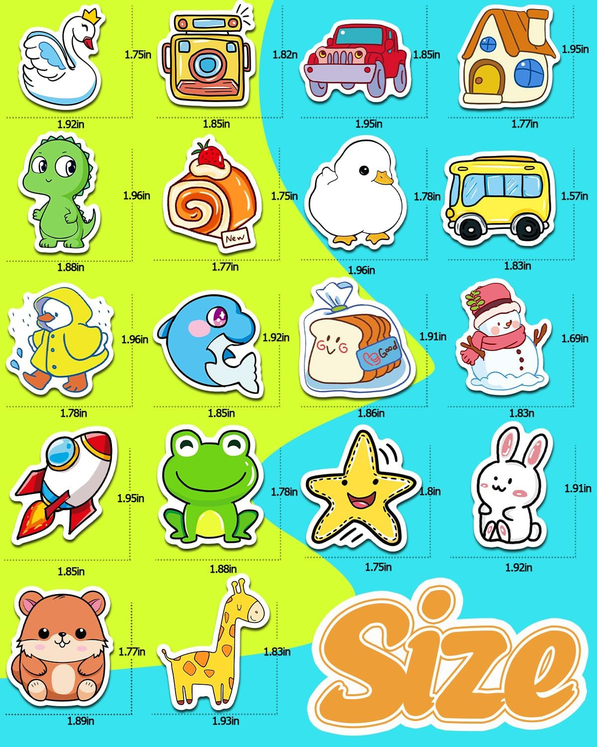 300Pcs Aesthetic Stickers for Adults Teens Kids, Boho Water Bottle Stickers,Cute