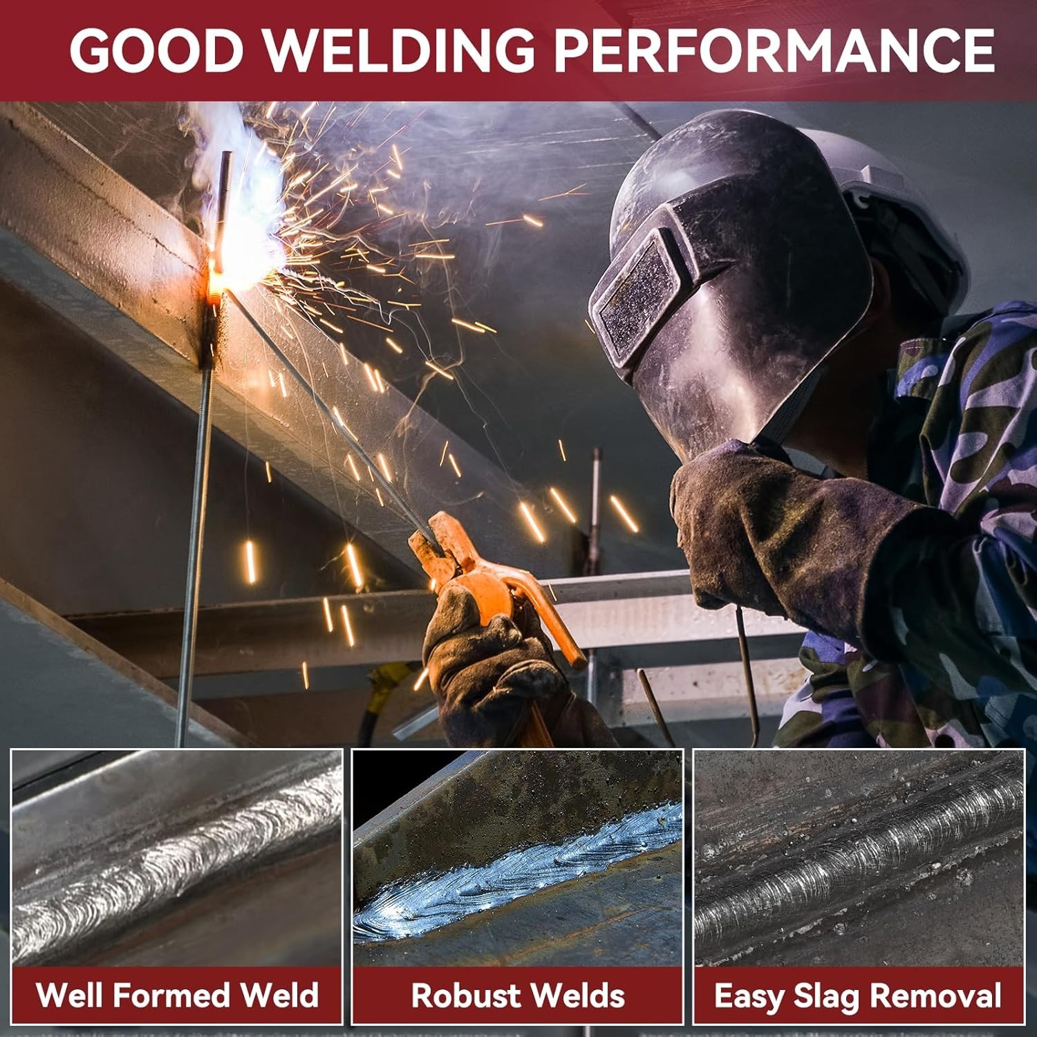 Welding Rod 3/32» 5LB Low Hydrogen Carbon Steel Welding Sticks Electrodes, Wel