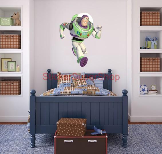 BUZZ LIGHTYEAR Toy Story Decal Removable WALL STICKER Decor Art Movie 2 3 4