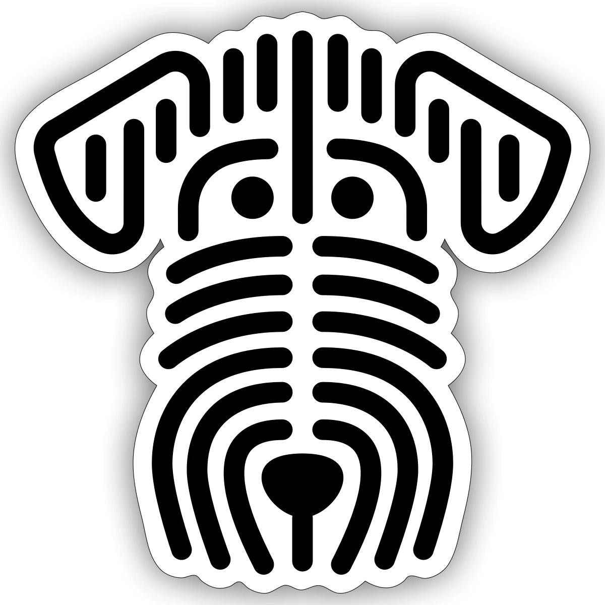 Airedale Terrier Graphic Dog Sticker, max. 4 x 4″