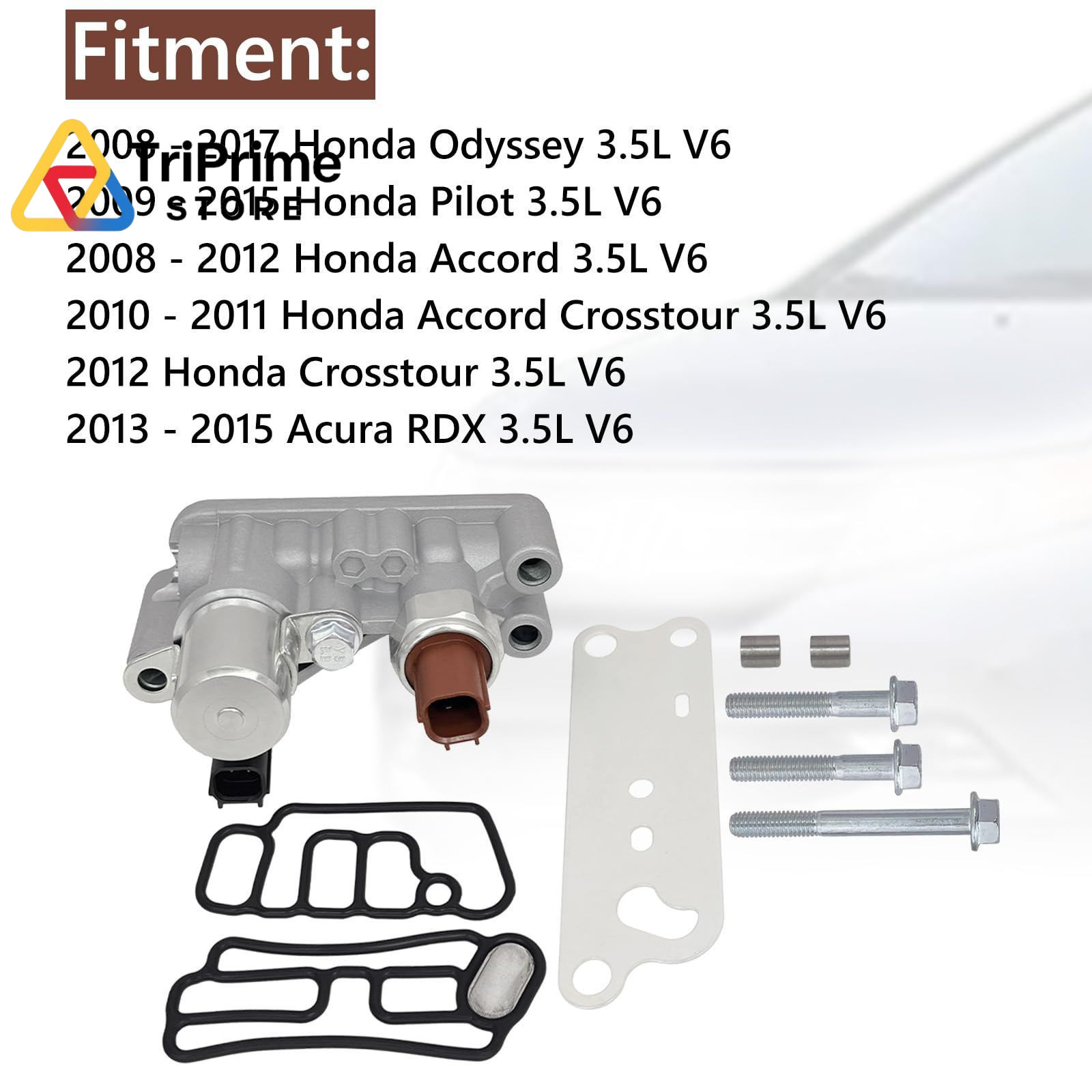 Solenoid Variable Valve Timing Solenoid Compatible with Honda Acura Odyssey Pilo