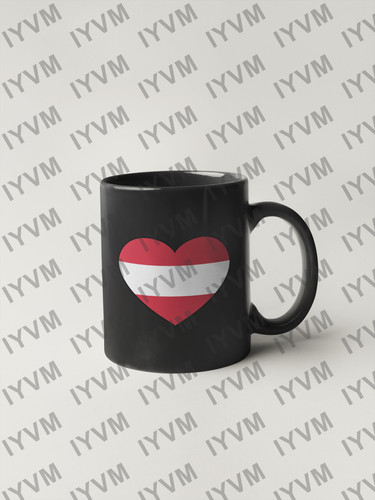 Austria Flag Heart Sticker Decal