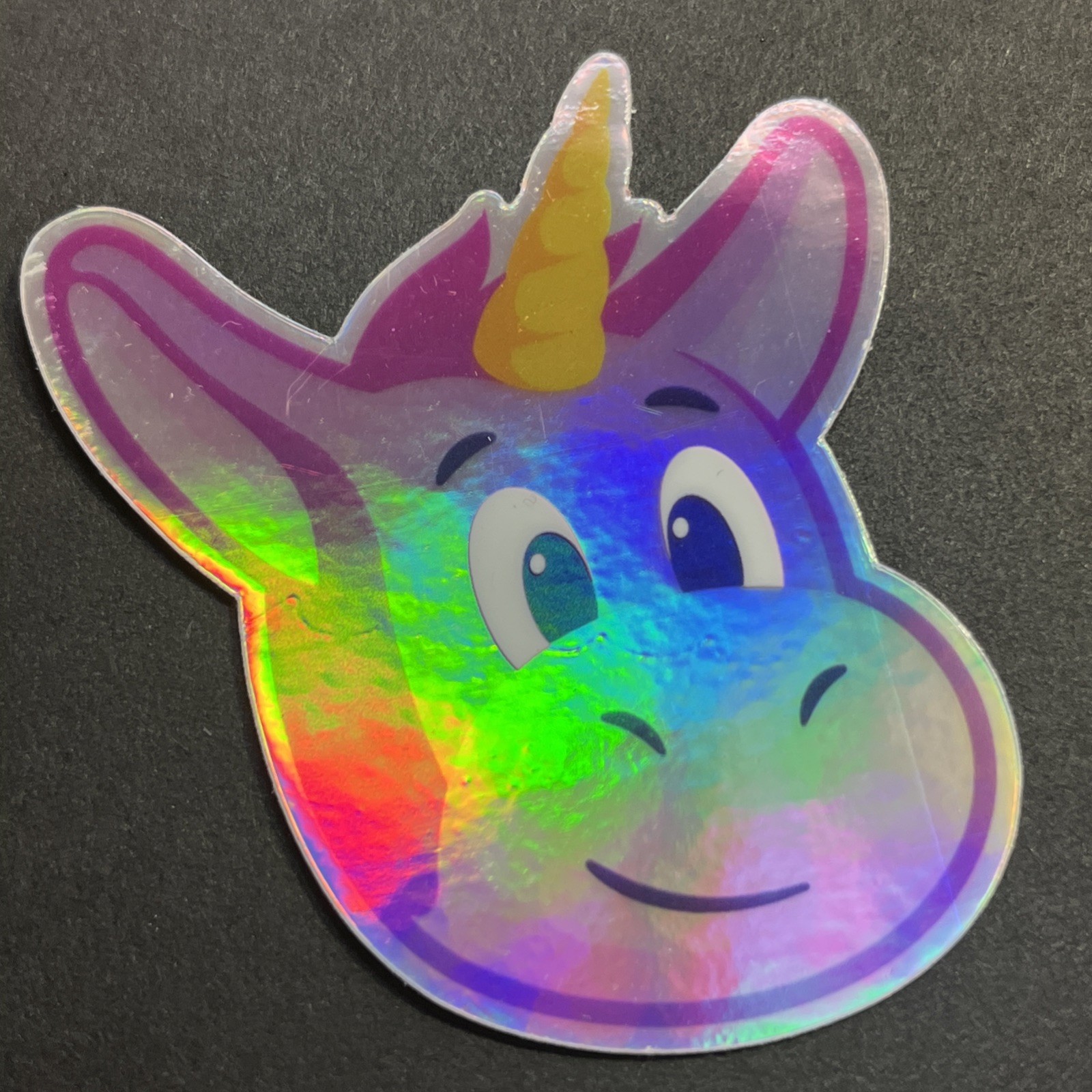 “DONKEY CARTOON” 2.5”2.5” STICKER ART “SUPER COOL UNICORN DONKEY COMIC” UNICORN