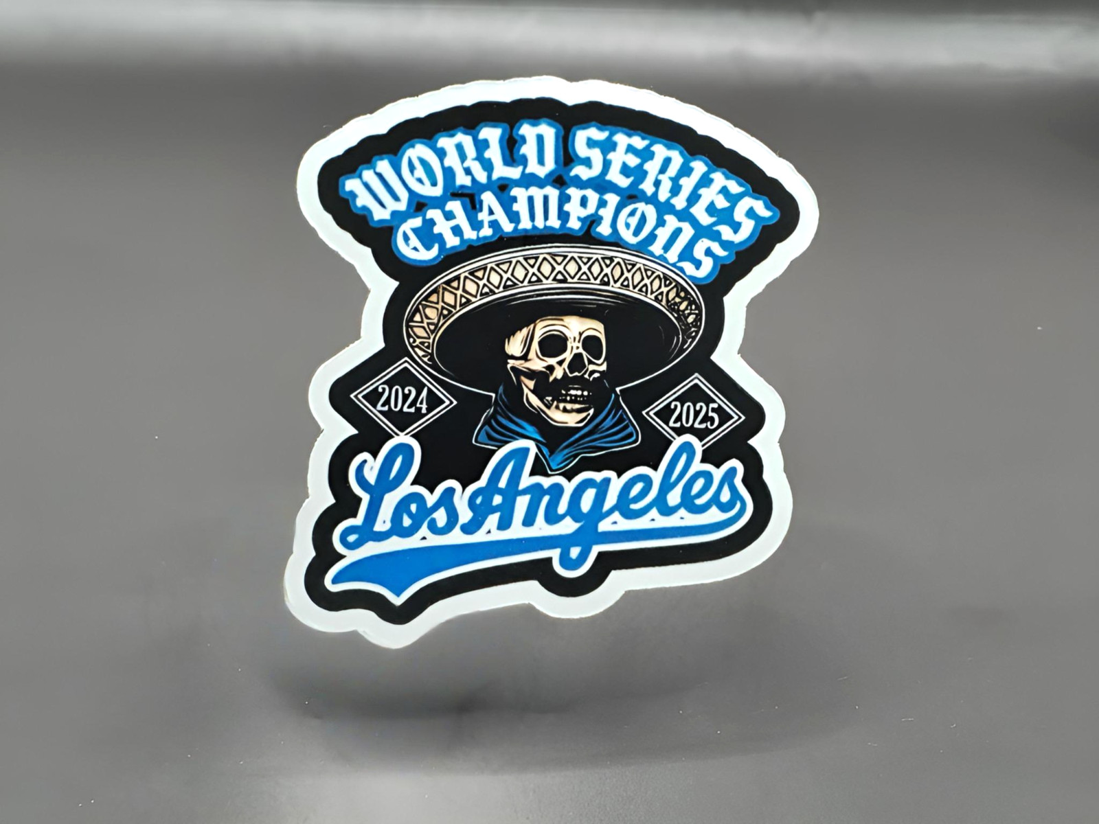 LA Los Angeles Inspired Vinyl Stickers Baseball Decals Sports Waterproof Car