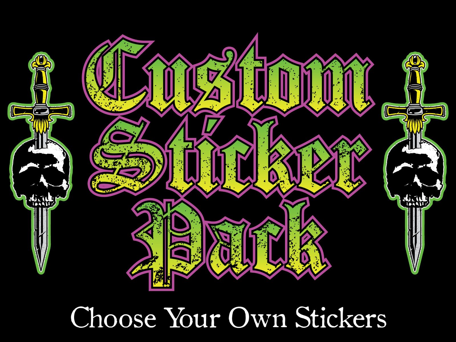 BUILD YOUR OWN STICKER LOT (10 PACK) PLEASE READ!