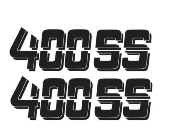 Chevrolet 400 SS Chevy 400SS Truck Bed Vinyl Cut Decal Sticker 1500 2500 1 pair!
