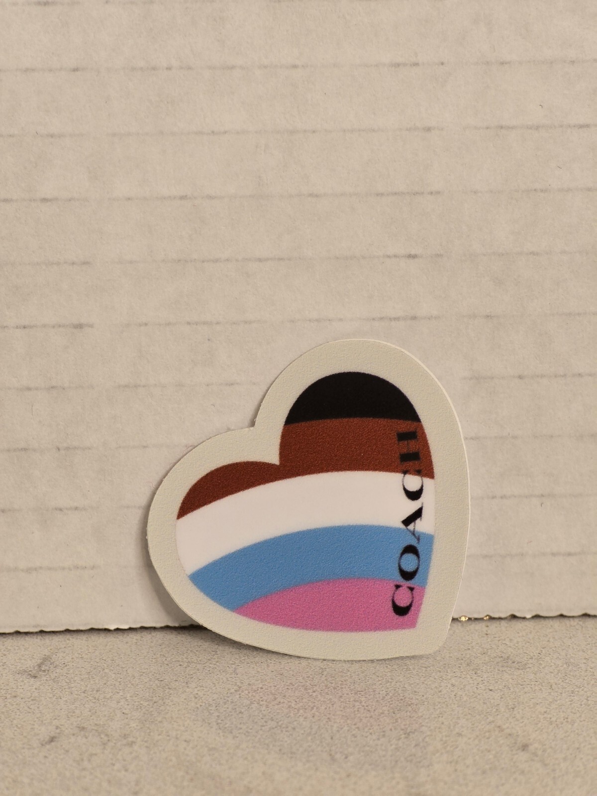 Limited Edition Coach Pride Sticker 1.5″ Heart