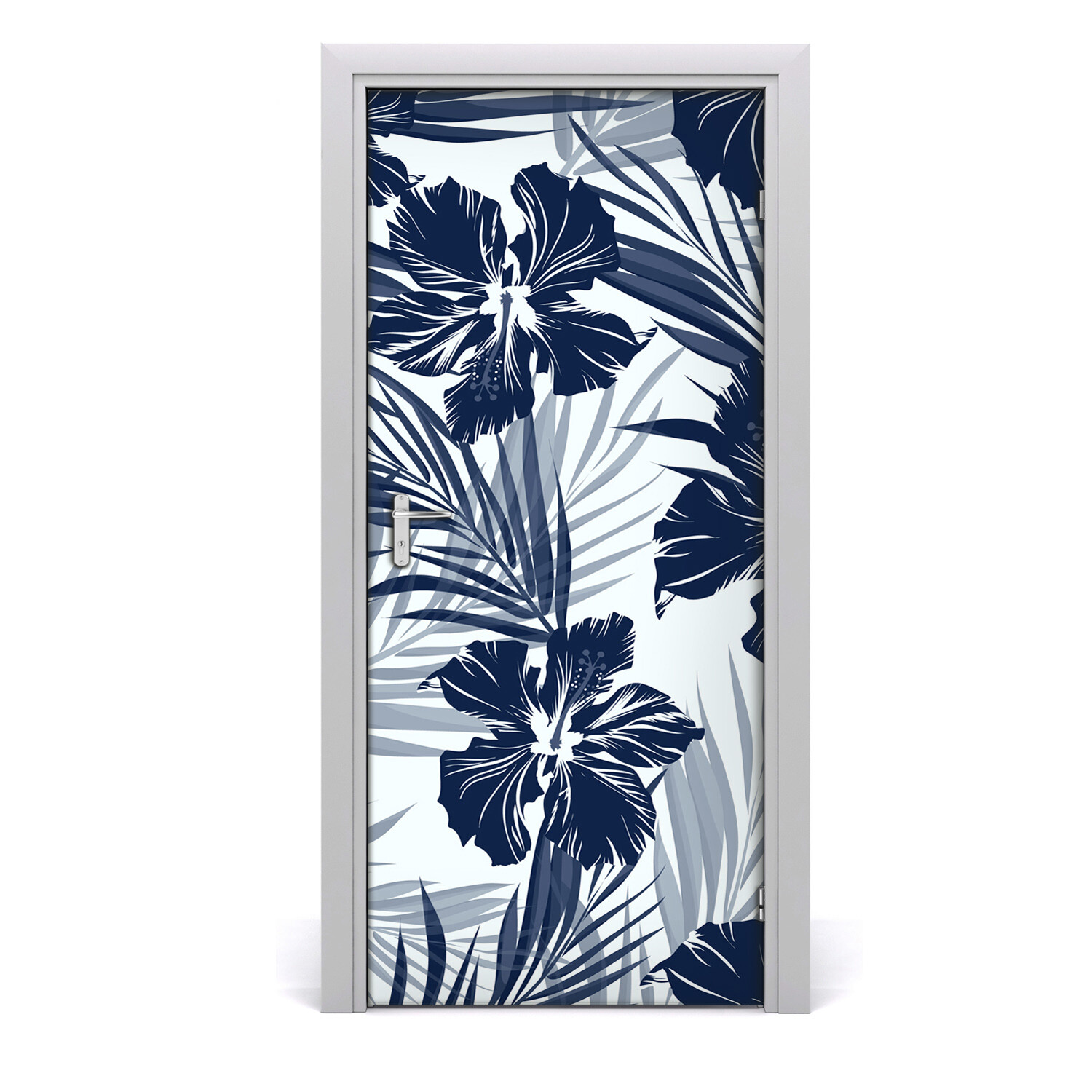 3D Home Art Door Wall Self Adhesive Removable Sticker Flowers Tropical flowers