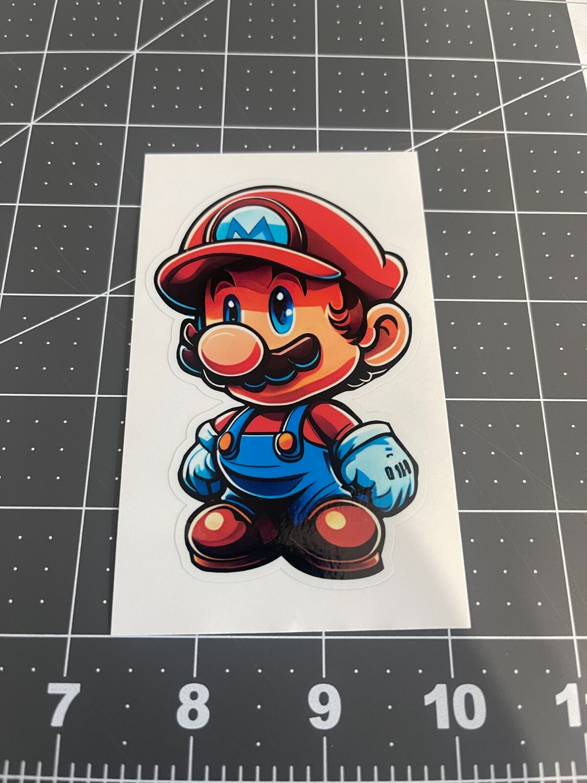 Mario vinyl decal sticker laptop car truck suv window nintendo video game