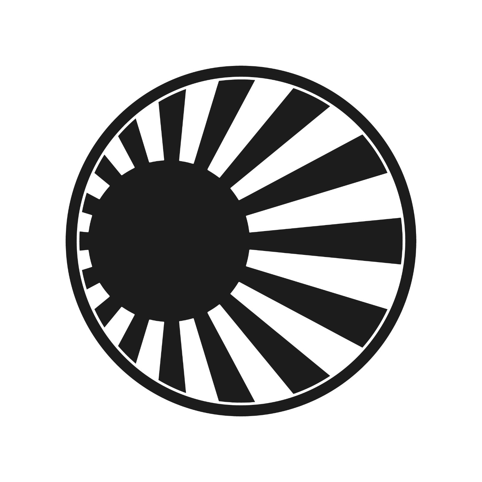 Japan Rising Sun ring Vinyl Sticker Decal Racing Japanese Drifting Flag