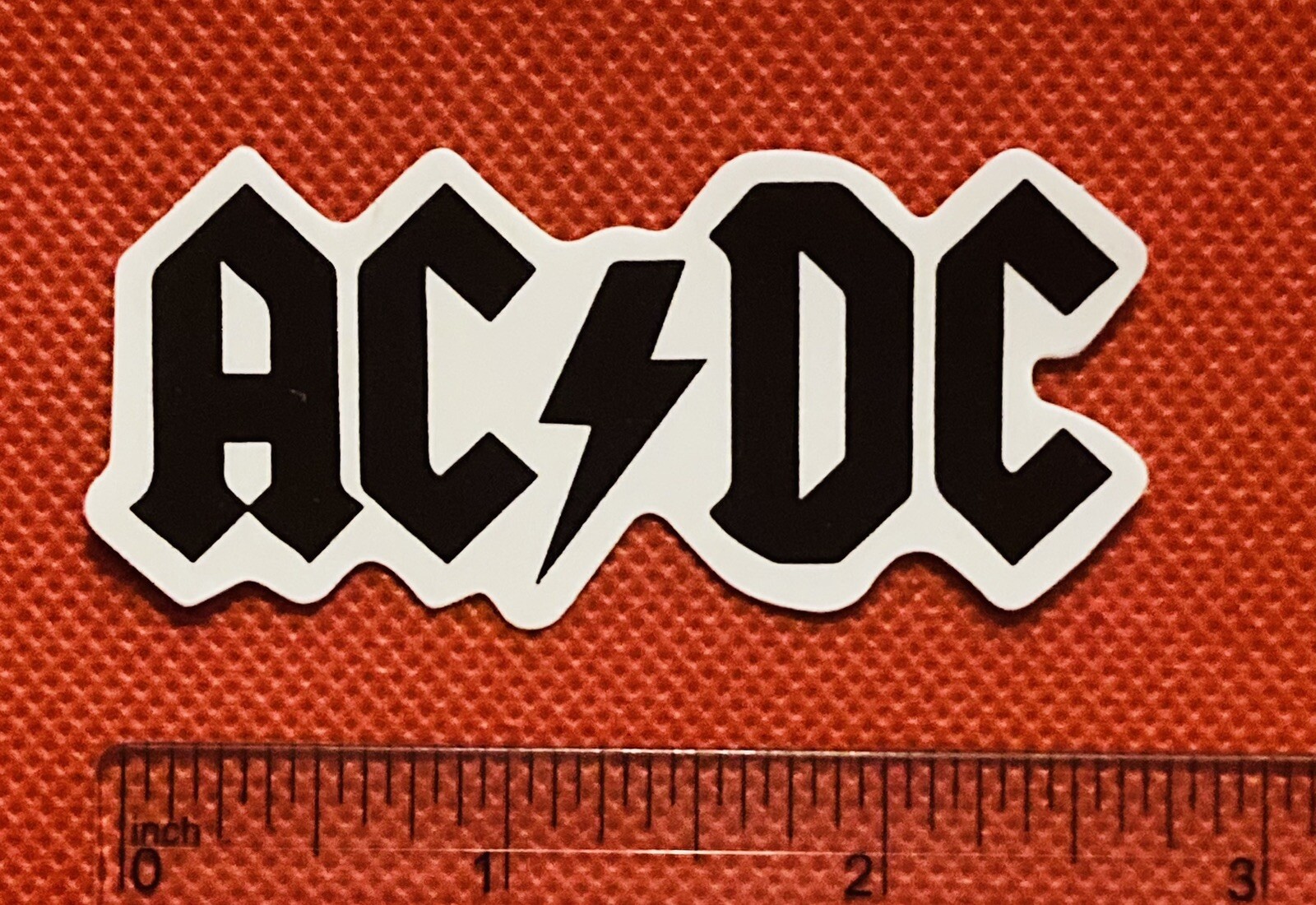 AC-DC Black And White Vintage Music Decal Sticker Fast Free US Shipping! 🇺🇸