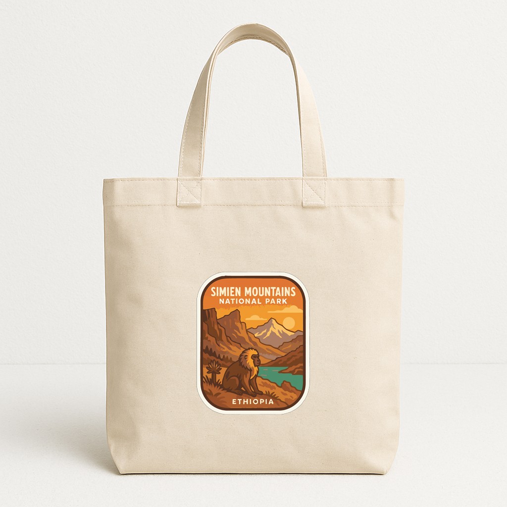Simien Mountains Ethiopia Iron On Heat Transfer Vinyl HTV World National Parks
