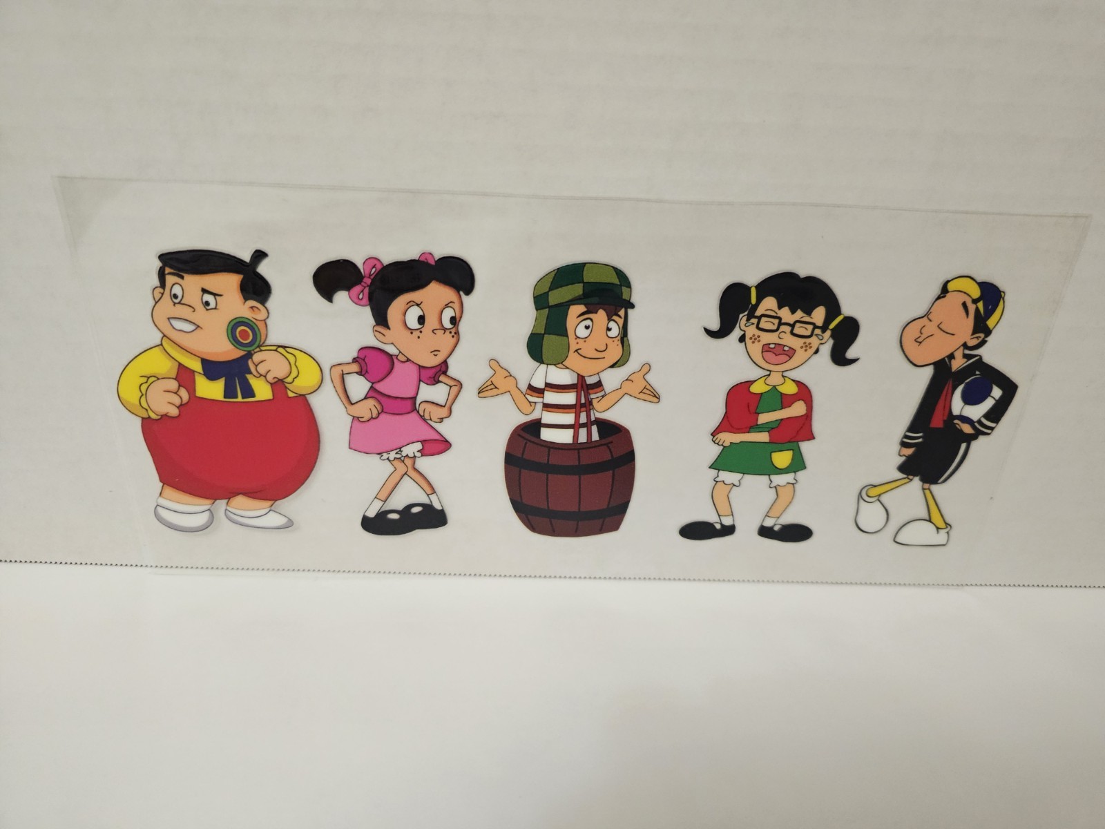 El Chavo Del Ocho Assorted Cup Wrap Transfer Decals