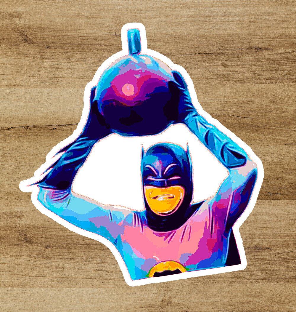 Batman Dark Knight Premium Quality Sticker Laptop Collectible Drawing