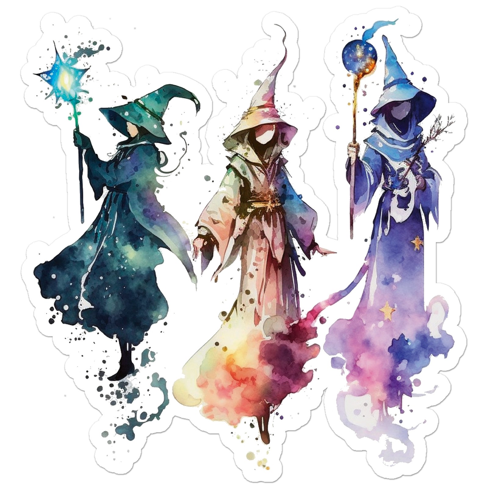 Wizards Sorcerers Magic – Vinyl Decal Sticker – Car Window Laptop – ebn11021