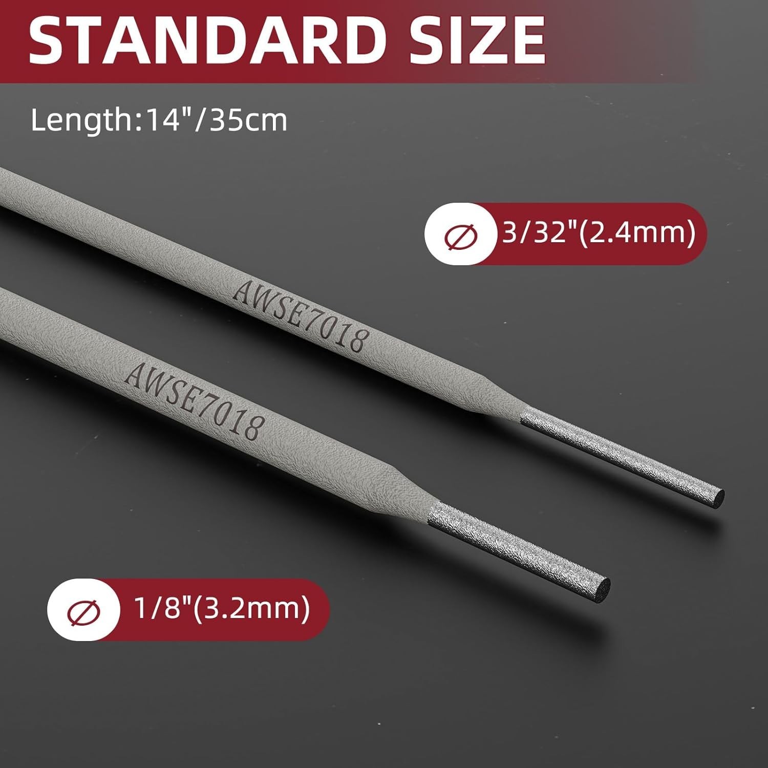 Welding Rod 3/32» 5LB Low Hydrogen Carbon Steel Welding Sticks Electrodes, Wel